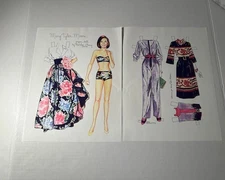 1991 Mary Tyler Moore Paper Doll Set by Marilyn Henry RARE TV Collectible UNCUT