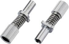 Jagwire Road Sport Frame Mount Mickey Adjusting Barrels Pair - Chrome Cable