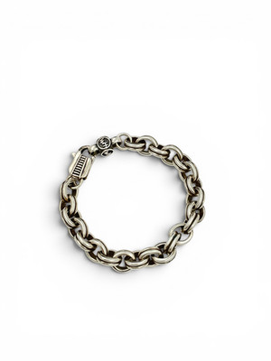 William Henry  CRETE  Sterling Silver Double Cable Link Bracelet   Men's