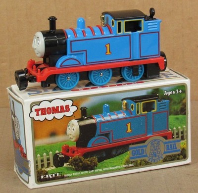 ERTL 4707 - Shining Time Station Gold Rail Series ''Thomas'' 1993 NOS