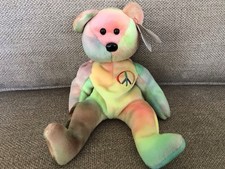 Ty Beanie Baby: Peace Bear 1996 - Multicolor