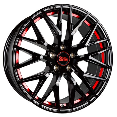 19 Zoll Alufelgen MAM RS4 Black Red Inside für BMW 2er F22 M235i Coupe 1C New