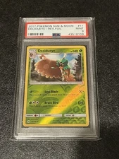 Pokémon TCG Decidueye Sun & Moon 11/149 Reverse Holo Rare PSA 9