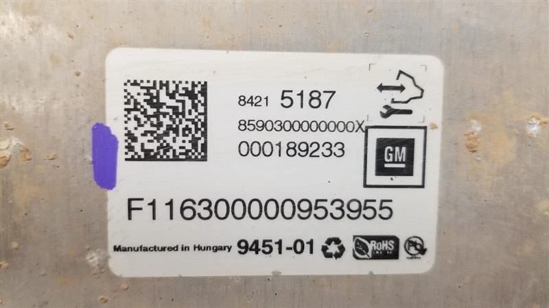 17 GMC SIERRA 1500 MÓDULO DE CONTROL DE SUSPENSIÓN 84215187 Foto 3 de 4