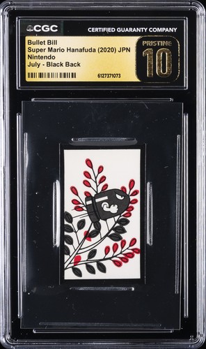 2020 SUPER MARIO HANAFUDA JPN BULLET BILL CGC 10 PRISTINE