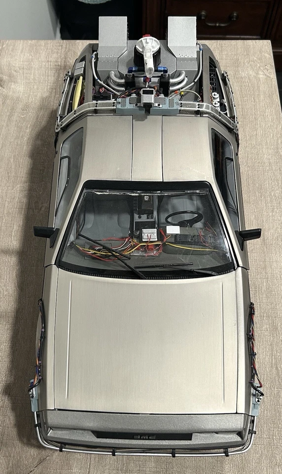 Eaglemoss Fanhome Back To The Future DeLorean 1:8 Scale Model Diecast Needs Work - Image 2 of 4
