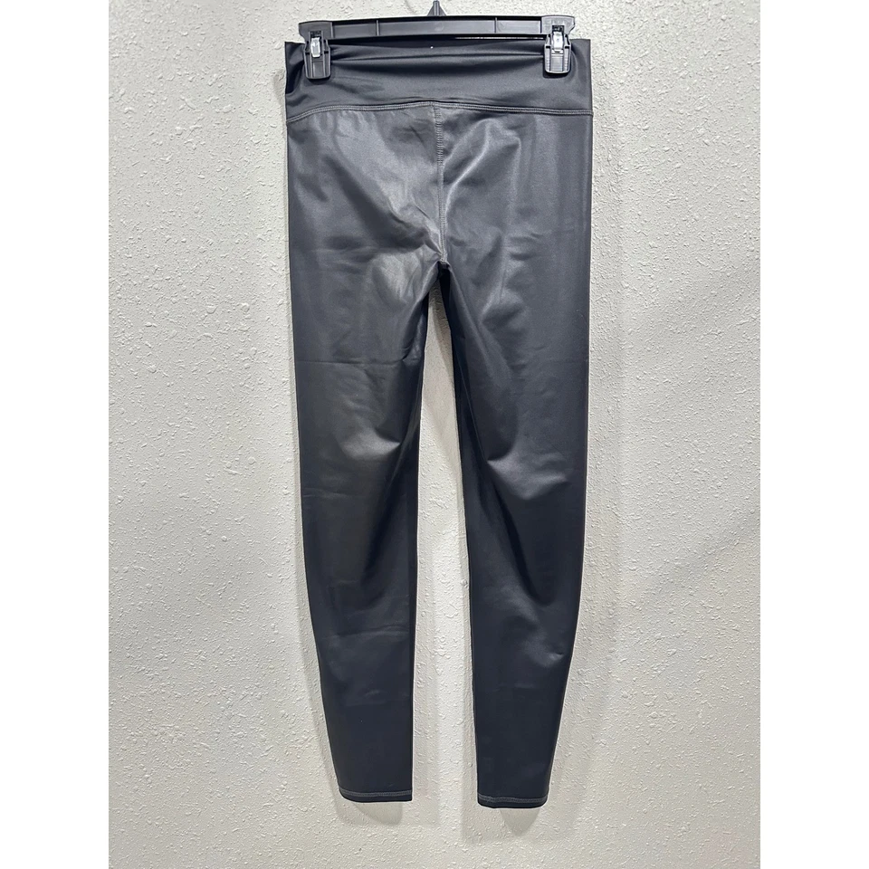 Lauren Ralph Lauren Mujer Imitación Cuero Leggings Pantalones XS Negro Elastizado Foto 2 de 4