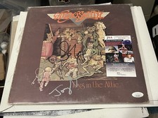Aerosmith Signed Steven Tyler & Joey Kramer &ldquo;Toys In The Attic&rdquo; JSA With Card