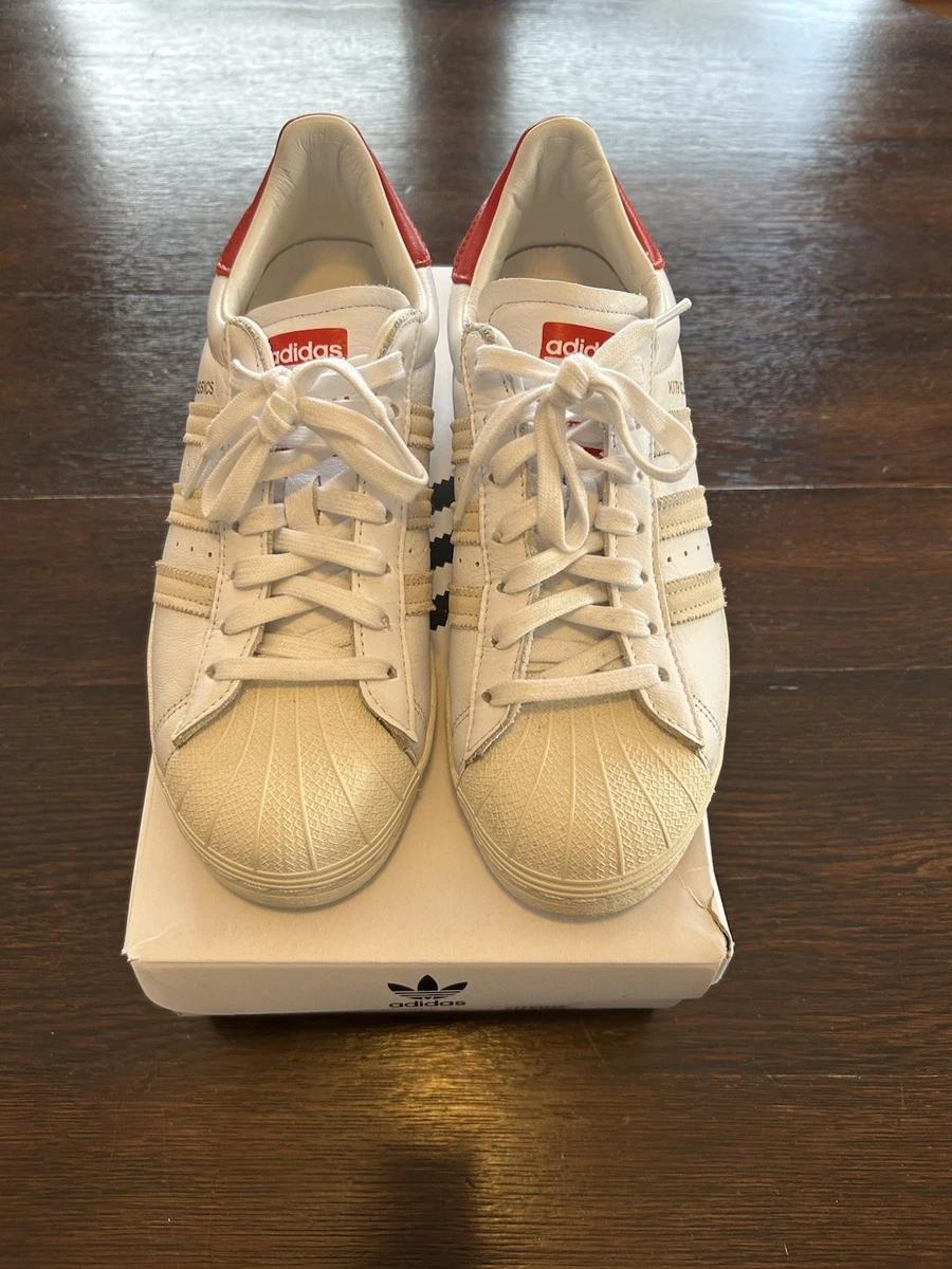 Kith x adidas Superstar Classics Program - White Red for Sale