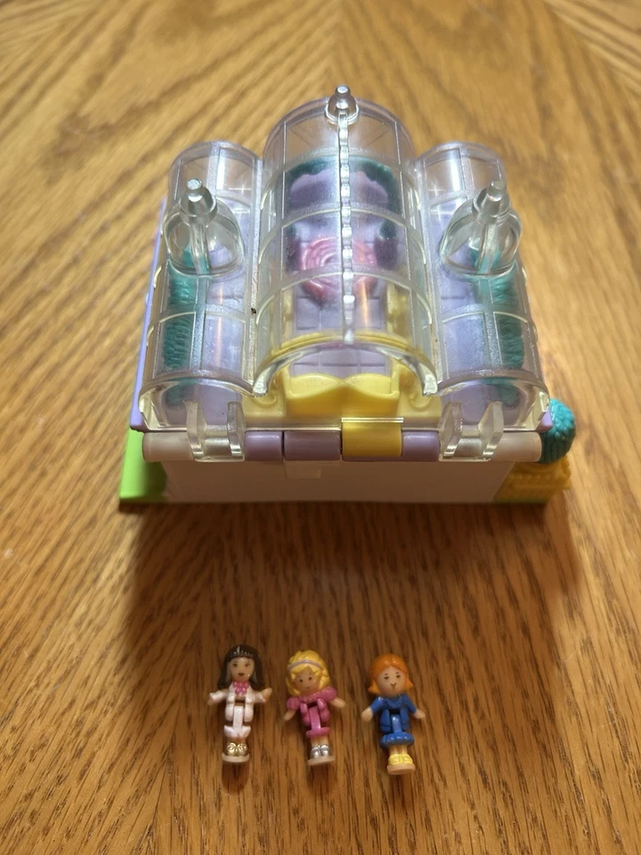 Polly Pocket BRIDAL SALON Shop Vintage Bluebird 1994 LIGHT-UP Dolls RARE GIFT - Image 3 of 4