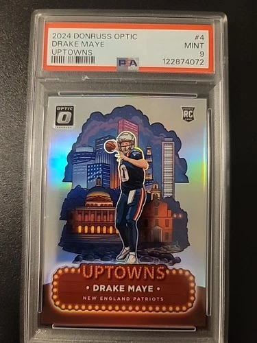 2024 Donruss Drake Maye Uptown PSA 9