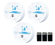 ComfyTune 3 Pack Water Leak Detectors for Home, 100dB Waterproof Water Sensor...