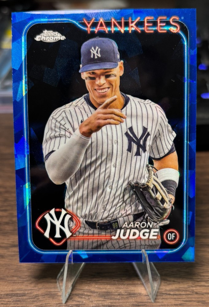 2024 Topps Chrome Sapphire Aaron Judge #99 Image Variation SP Yankees