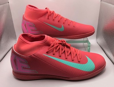 Nike Mercurial Superfly 10 Club IC Größe UK 9 Ember Glow/Aurora Green FQ8315 800