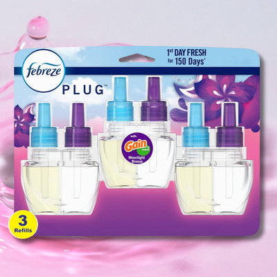 Plug-In Refill Lavender 0.87oz Odor Eliminator Home Air Freshener