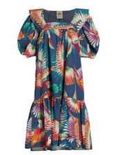 $225 FARM RIO Toucan Navy Midi Dress NWT Sz X-Small SOLD OUT