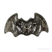 BeadTin Halloween Themed 25mm Bat Pony Beads (24pcs) - Style Choice