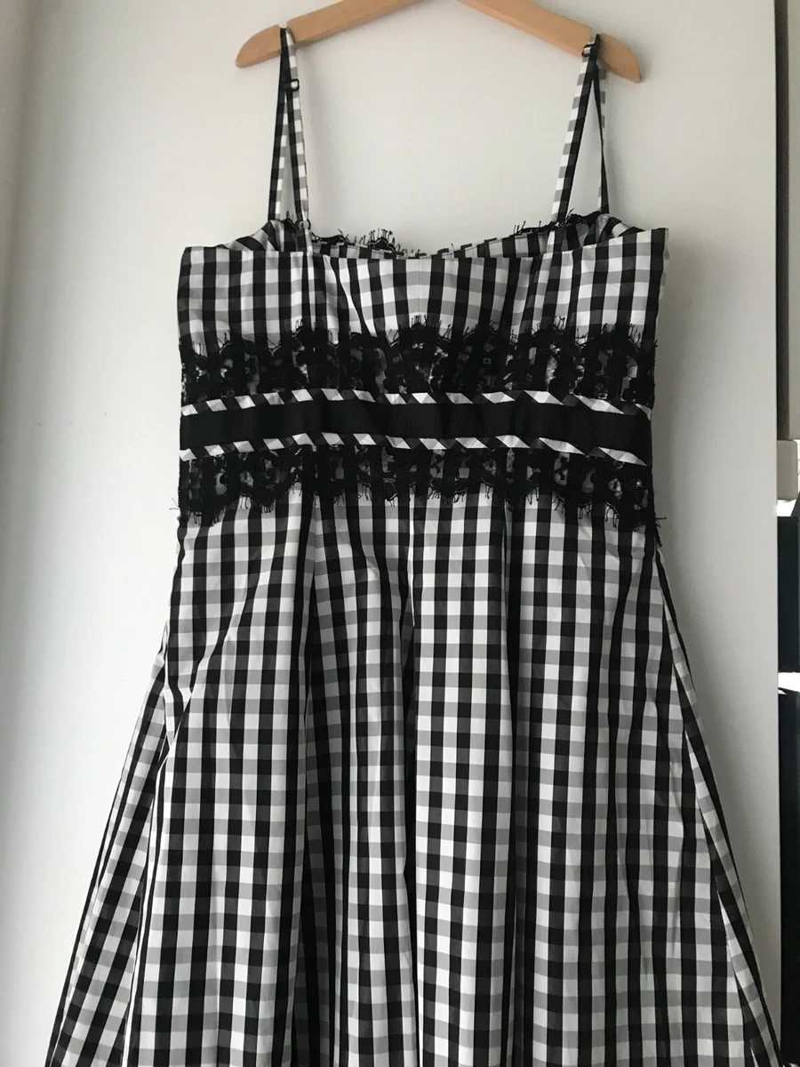 Karen millen gingham dress clearance