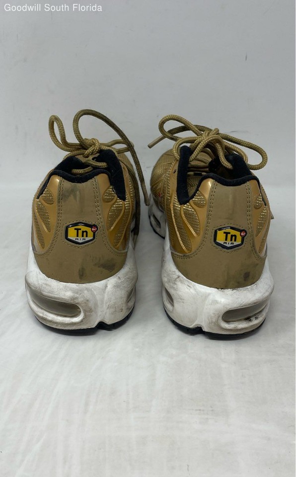 Nike Mens Air Max Plus 903827700 Metallic Gold Multicolor Sneaker