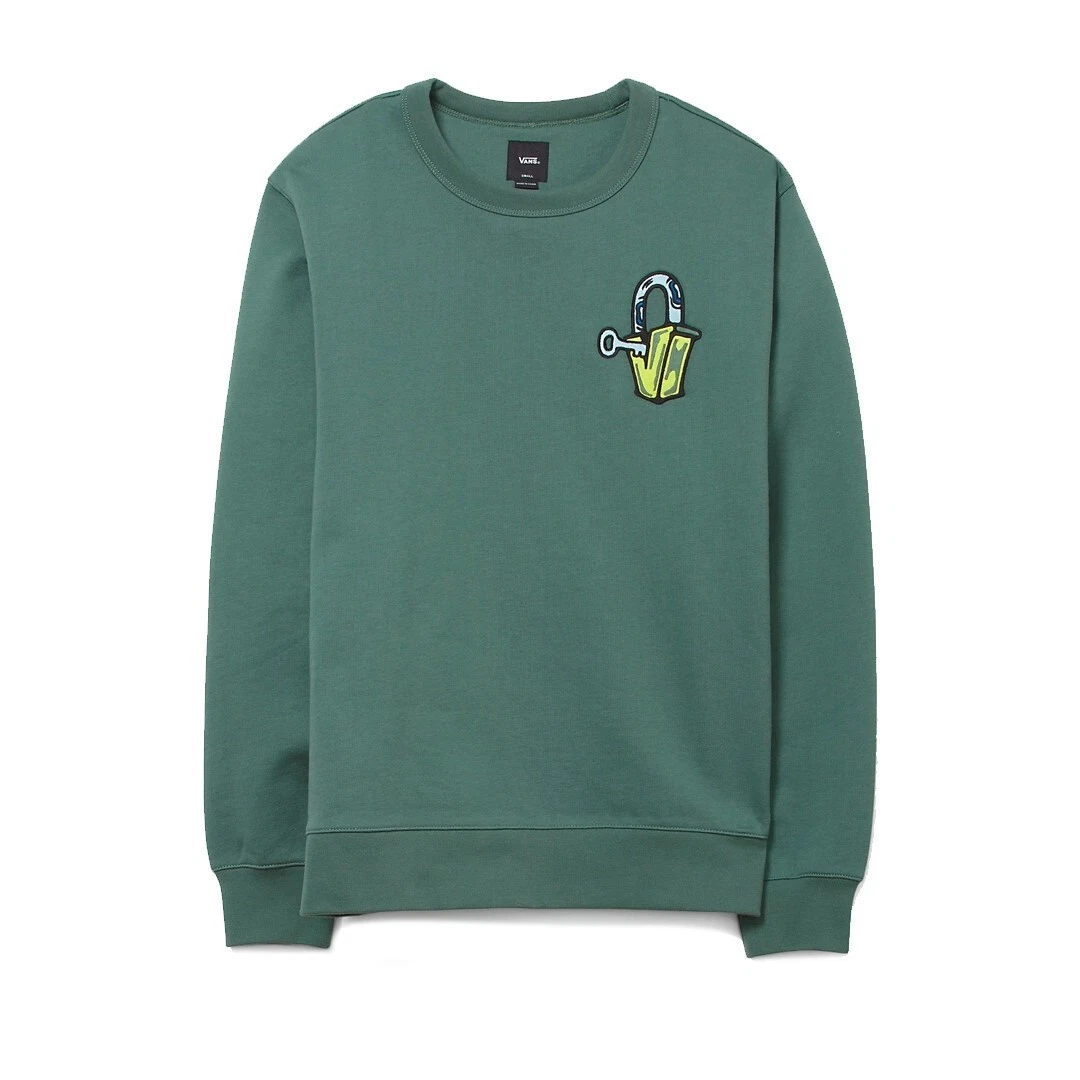 Vans green sweatshirt hot sale