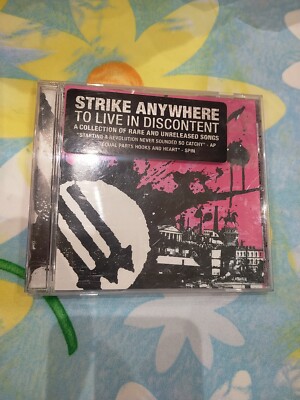 Album CD Strike Anywhere To live in discontent