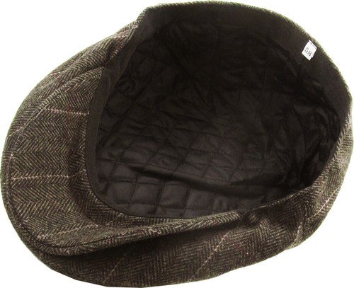 Men's Cabbie Newsboy and Ascot Plaid Ivy Button Hat Cap - Picture 274 of 365