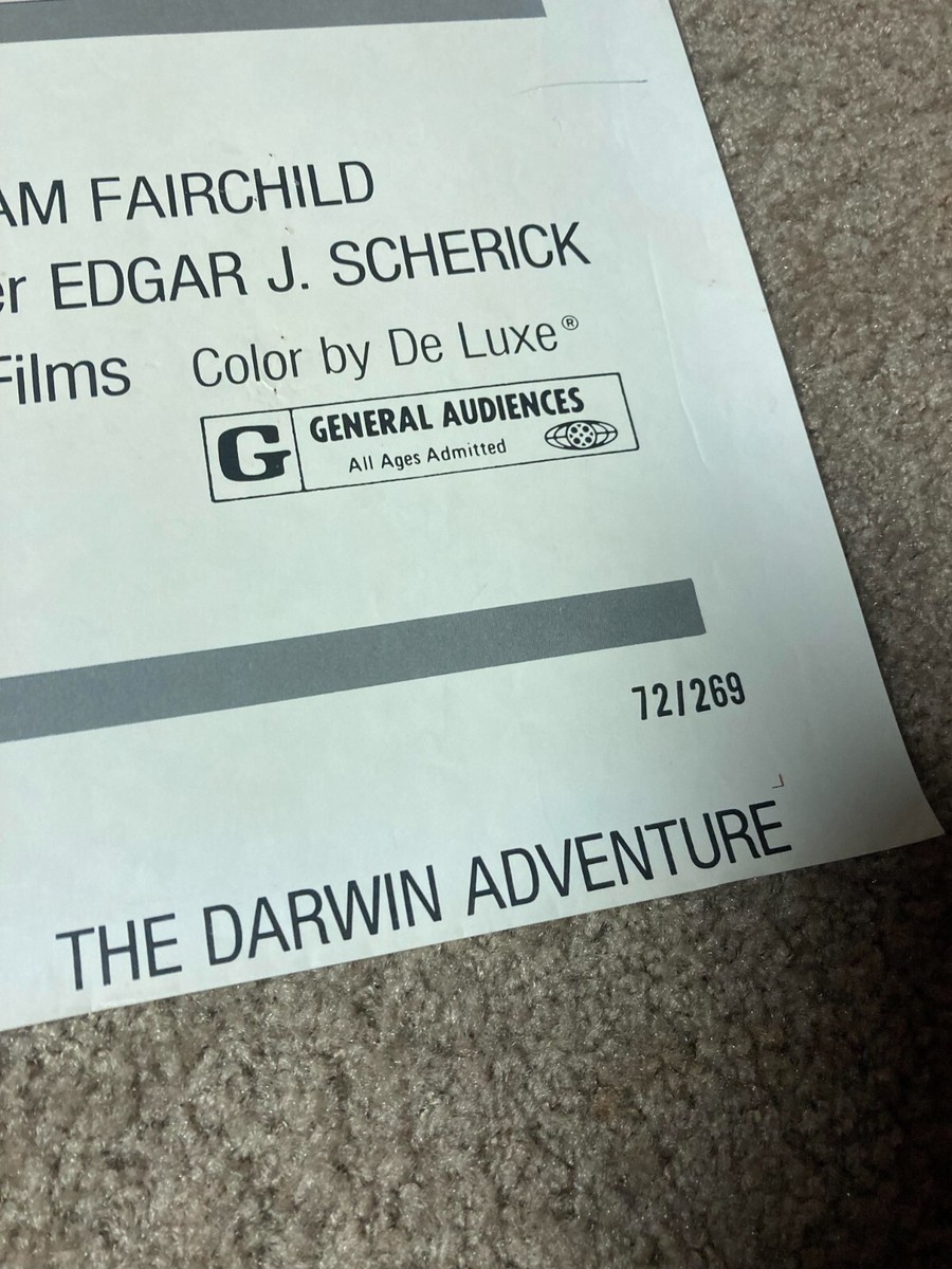The Darwin Adventure (1972) movie poster 72/269 | eBay