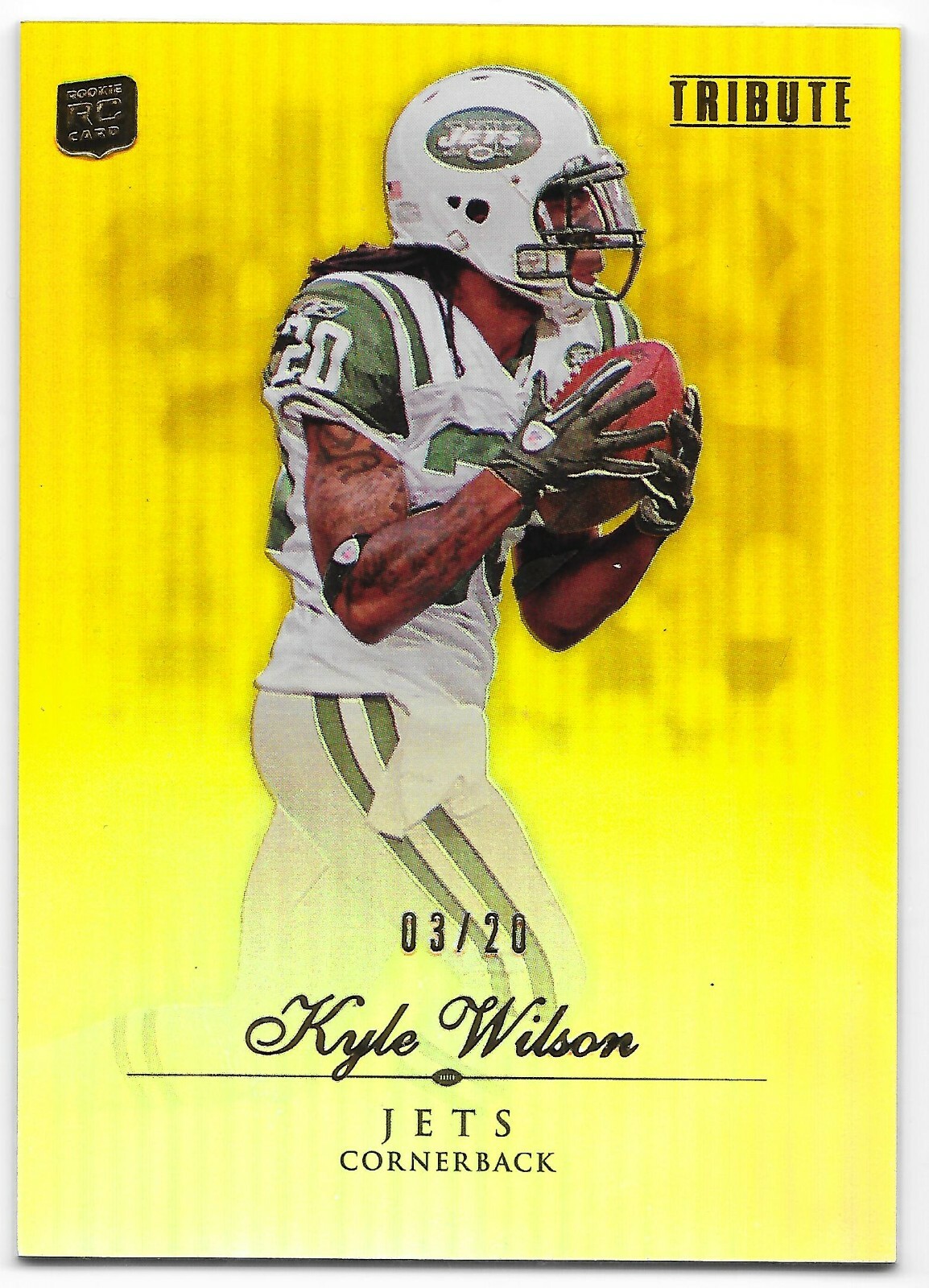 Kyle Wilson Topps Tribute #12 Gold