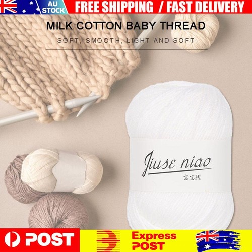 Baby Knitwear Spun Cotton Ropes for Knitting Blanket Crochet Pure