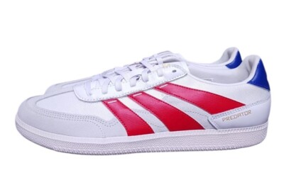 ADIDAS Predator Freestyle Casual Soccer Shoes Mens 11 White Scarlet Royal Sz 11