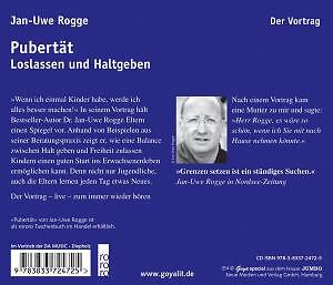 Thumbnail - Pubertät. Loslassen Und Halt Geben. Der Vortrag | Jan-uwe Rogge | 2009