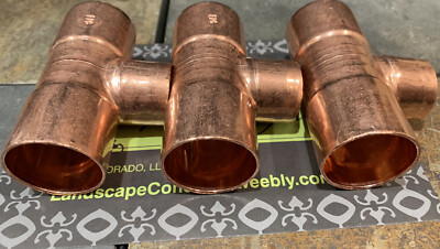 #ad #ad 1quot; x 3 4quot; Copper Reducing Tee 1quot; x 1quot; x 3 4quot; COPPER REDUCING TEE 3pck $31.07