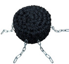 Short Button Rope Fender Staple Black Narrowboat Canal Barge Rubber Core