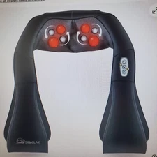 Snailax Shiatsu Neck Massager, 3D Deep kneading Shoulder Massager with Heat