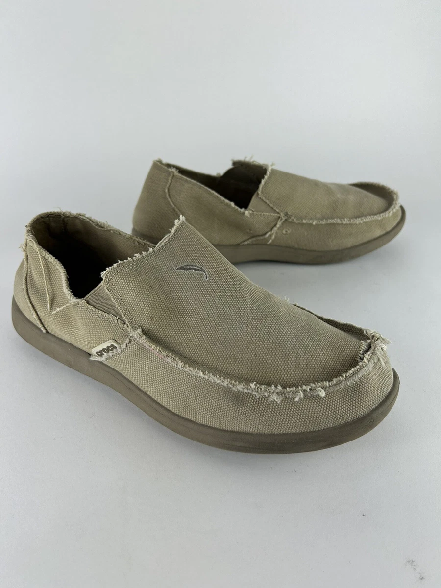 Croc canvas sales loafers