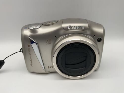 Canon PowerShot SX130 IS 5.0-60.0mm 1:3.4-5.6 HD12x Optical Zoom - Bild 2 von 5