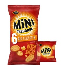 JACOB'S MINI CHEDDARS RED LEICESTER MULTIPACK X 2