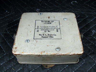 R.L. Drake Co. TV-52-40 LP Low Pass Filter