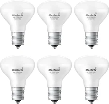 E17 R14 LED Bulb, 4W (40W Equivalent) Mini Reflector Floodlight Light Bulb, E17 