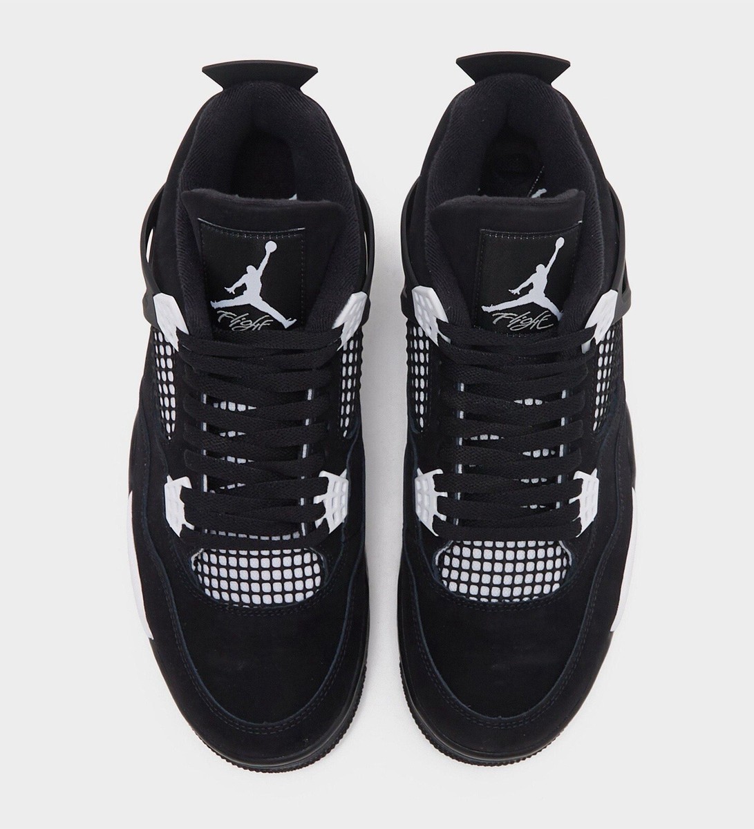 Size 7.5 - Air Jordan 4 Retro White Thunder for sale online | eBay