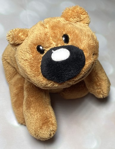 Amela Plush Teddy Bear Brown Black 