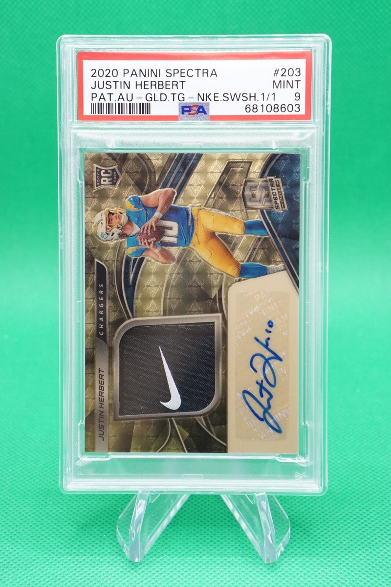 2020 Spectra Rookie Patch Auto Gold Tag Nike Swoosh 1/1