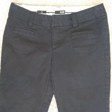 A.N.A. crop capris 12 black capri pants ANA pockets tapered Legs 