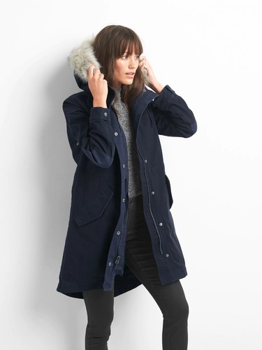 Gap Women's 2-in-1 quilted parka Jacket 