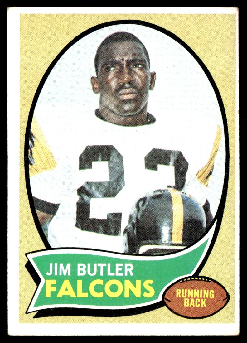 1970 Topps Jim Butler Atlanta Falcons #234