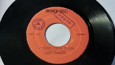 CAREY JOHNSON - COREECTION TRAIN  45" Reggae  MONEY DISC