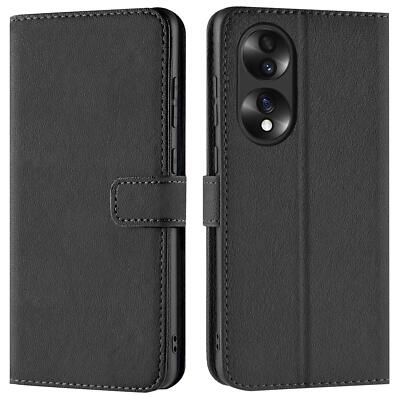 Schutz Hülle für Honor 70 Handy Klapp Tasche Book Cover Slim Flip Case Etui