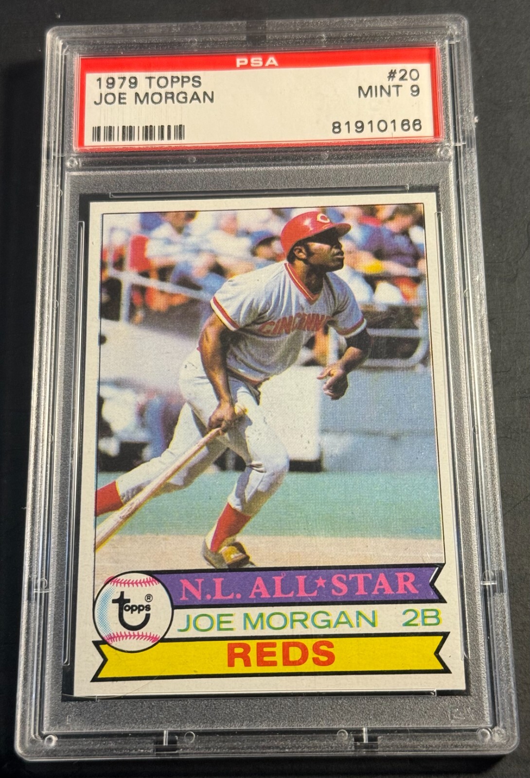 1979 JOE MORGAN TOPPS #20 PSA 9 REDS HOF (166)