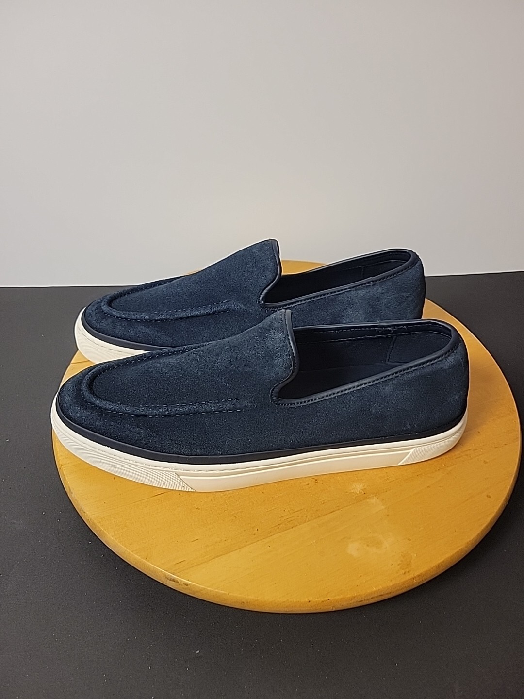 Zagg Slim Book Go ZIG ZAG Canvas Slip-On Men's Shoes – Black With Beige Sole, Sizes 7-13, Casual Loafers Canvas Slip-ons - Foto 6