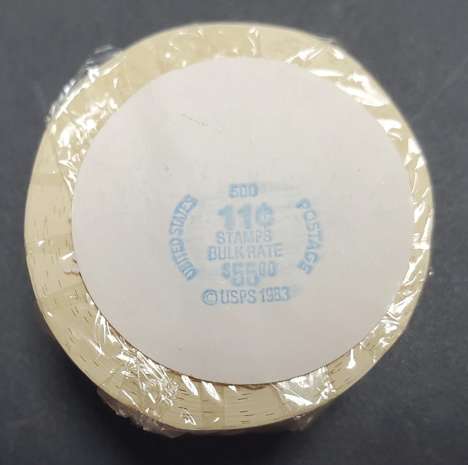 US Stamp #1905 11c Caboose Transportation Bulk Rate Sealed Coil Roll of 500 VF - Image 2 of 3